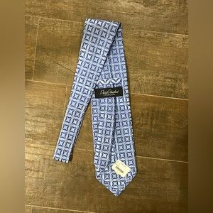 David Donahue mens blue tie